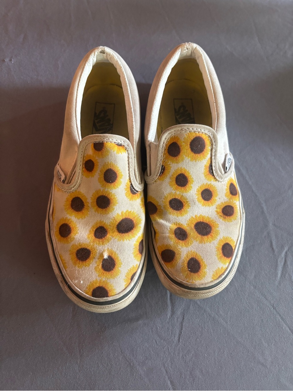 Sunflower Vans Size 3